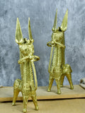 Dokra Horse: Brass Tabletop Decor Masterpiece - Dhokra - Sowpeace - Dokra Horse: Brass Tabletop Decor Masterpiece - Sowpeace