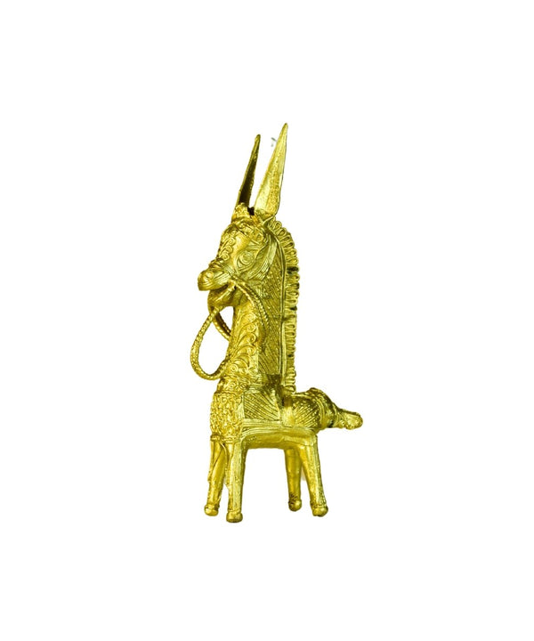 Dokra Horse: Brass Tabletop Decor Masterpiece — image 7