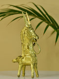 Dokra Horse: Brass Tabletop Decor Masterpiece - Sowpeace - Dokra Horse: Brass Tabletop Decor Masterpiece - Dok - DHR - BR - TT - Sowpeace