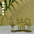 Dokra Orchestra: Brass Tabletop Masterpiece for Unique Home Decor - Dhokra - Sowpeace - Dhokra tabletop - Dokra