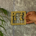 Dokra Squareplate: Artisan Brass Tabletop Elegance - Dhokra - Sowpeace - Dokra - New Arrivals