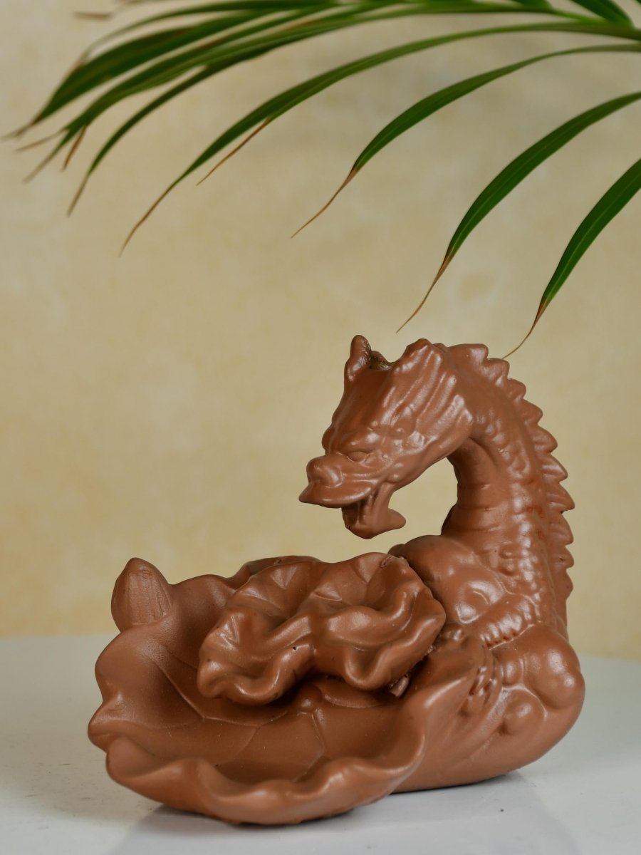 Dragon Smoke Fountain by Sowpeace - Beautiful Resin Showpiece for Home Decor