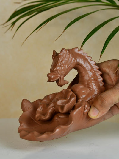 Dragon Smoke Fountain by Sowpeace - Beautiful Resin Showpiece for Home Decor