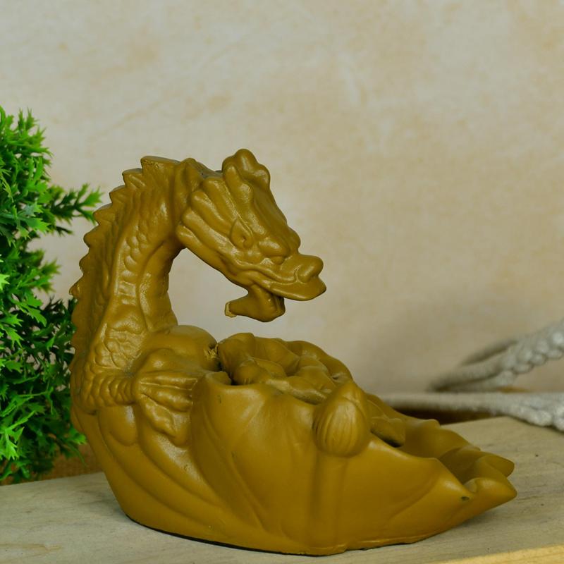 Dragon Smoke Fountain by Sowpeace - Beautiful Resin Showpiece for Home Decor – view 2