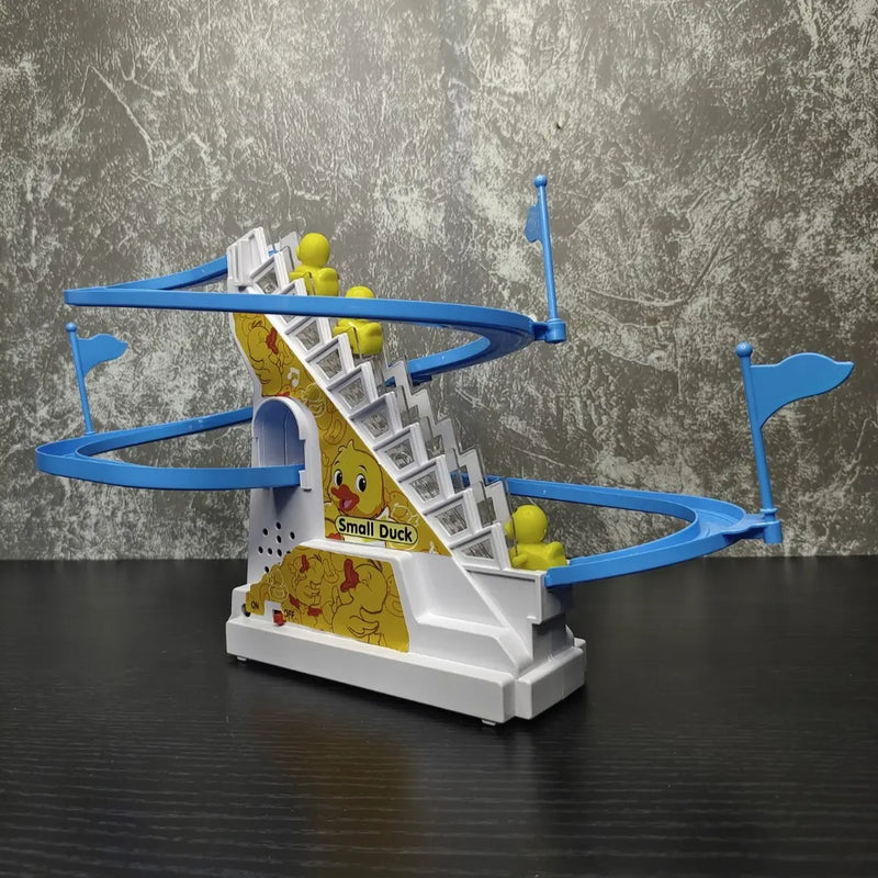 SOWPEACE Duck Slide Toy Set – Automatic Stair Climbing Ducklings with Lights & Music – view 5