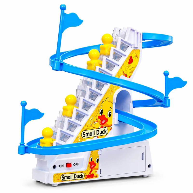 SOWPEACE Duck Slide Toy Set – Automatic Stair Climbing Ducklings with Lights & Music – view 7