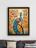 Find Your Paradise: Sowpeace Handcrafted Peacock Canvas – Premium Indian - Inspired Art for Stylish Home Interiors - Wall painting - Chitran by sowpeace - Find Your Paradise: Sowpeace Handcrafted Peacock Canvas – Premium Indian - Inspired Art for Stylish Home Interiors - Sowpeace