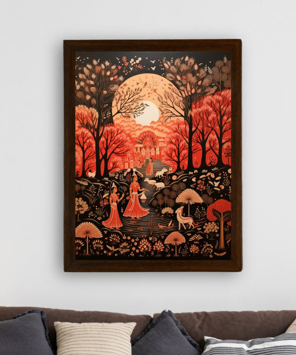 Find Your Rural Harmony: Sowpeace Handcrafted Canvas Prints – Premium Indian-Inspired Art for Elegant Home Decor — image 3
