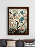 Four Feather Fantasies: Sowpeace Handcrafted Canvas Prints – Premium Indian - Inspired Art for Elegant and Artistic Interiors - Wall painting - Chitran by sowpeace - Four Feather Fantasies: Sowpeace Handcrafted Canvas Prints – Premium Indian - Inspired Art for Elegant and Artistic Interiors - Sowpeace