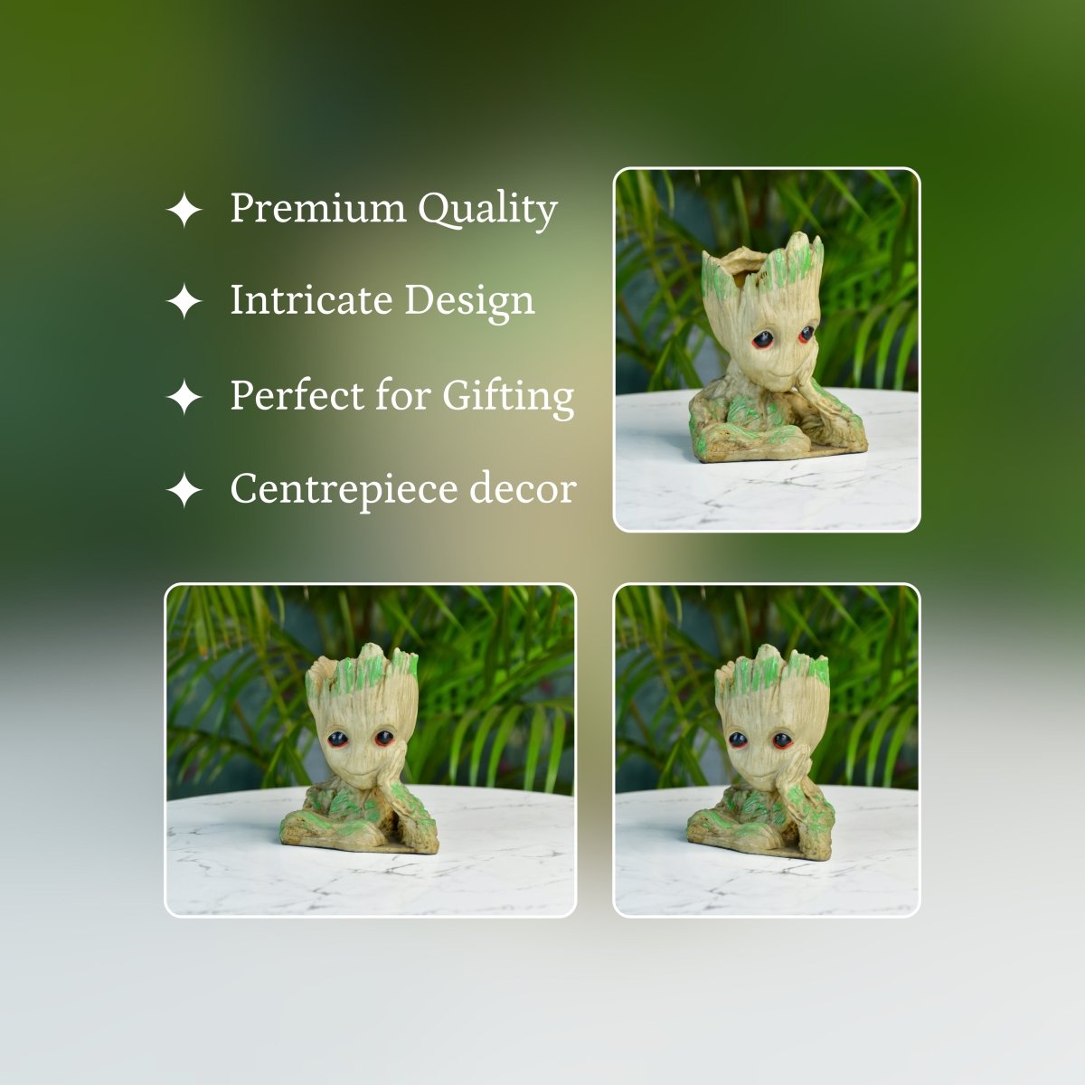 Groot Figurine Planter | Sowpeace Unique Home Decor - Artisan Craft & Functional Design