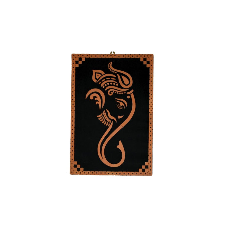 Handcrafted Abstract terracotta Ganesh Wall Art: Unique Home Decor – view 7