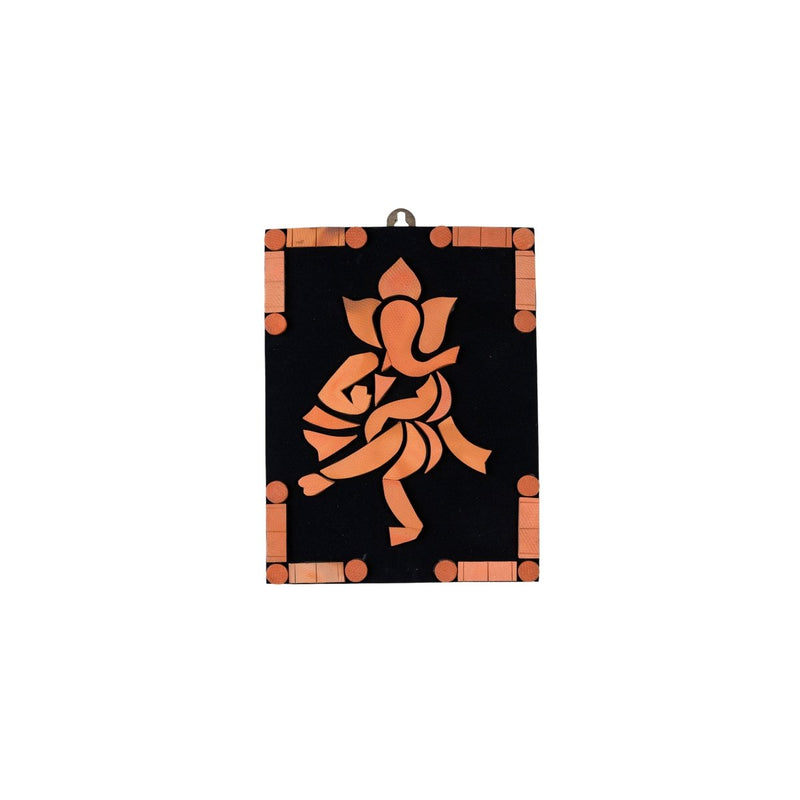 Handcrafted Terracotta Dancing Ganesh Wall Art: Unique Home Decor – view 7