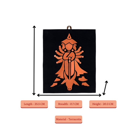 Vastu Principles for Handcrafted Terracotta Durga Wall Art: Home Decor