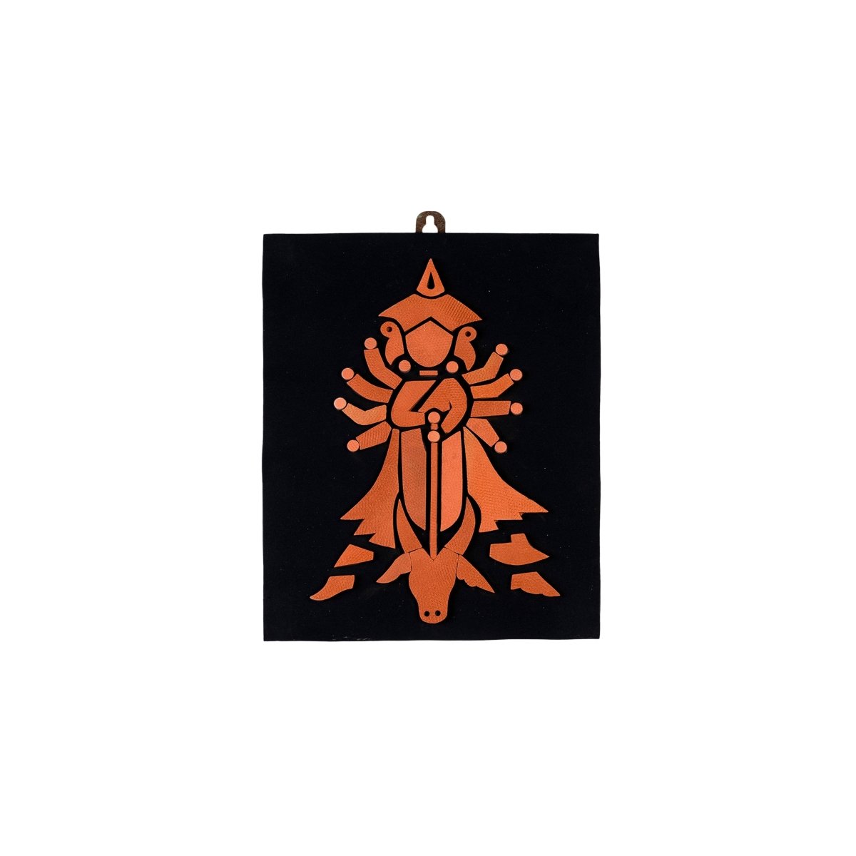 Handcrafted Terracotta Durga Wall Art: Home Decor - Sowpeace - Diwali - God Idols
