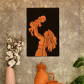 Handcrafted Terracotta Mother - Son Wall Art Masterpiece - Sowpeace - New Arrivals - Terracotta