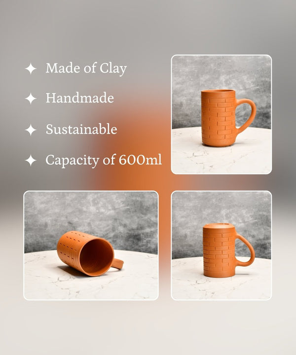 Large Unglazed Mocktail Cup: Versatile Elegance for Home and Kitchen Decor — image 3