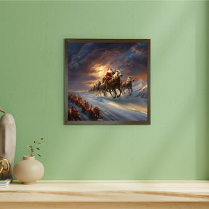 Magical Skies: Sowpeace Reindeer Flight -Wall painting-Chitran by sowpeace-Magical Skies: Sowpeace Reindeer Flight-CH-WRT-SCO-Sowpeace