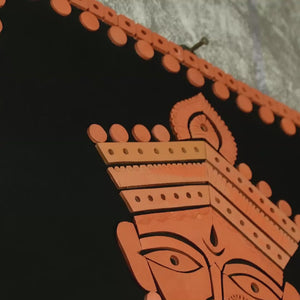 Terracotta Ganesh Janani: Artisan Wall Decor for Home Bliss