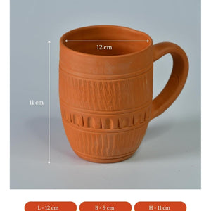 Rustic Terracotta Coffee Mug: Home Decor & Kitchen Delight - Utensils - Sowpeace - Rustic Terracotta Coffee Mug: Home Decor & Kitchen Delight - Terr - Uten - Terr - CMUGC2 - Sowpeace