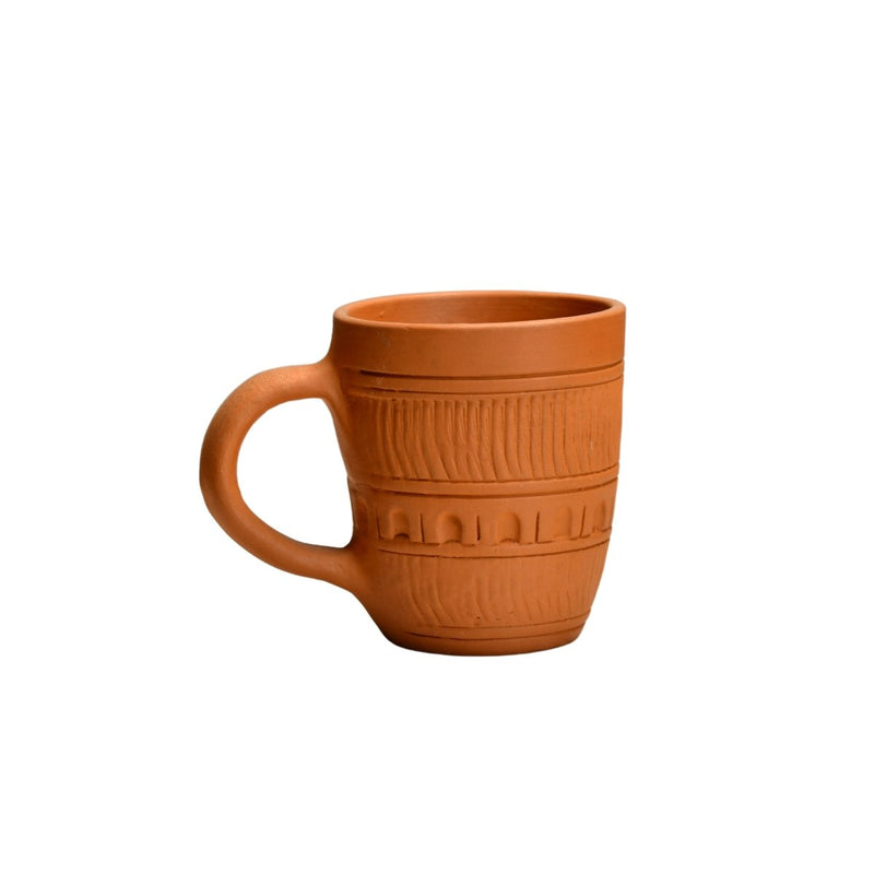 Rustic Terracotta Coffee Mug: Home Decor & Kitchen Delight – view 8