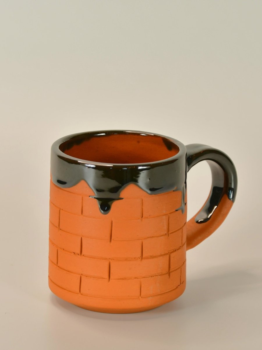 Sculpted Terracotta Coffee Mug: Stylish Functionality - Sowpeace - Sculpted Terracotta Coffee Mug: Stylish Functionality - Terr - Uten - Terr - TCMH - Sowpeace