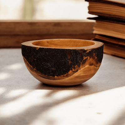 Sowpeace 12-Inch Premium Round Acacia Wood Bowl