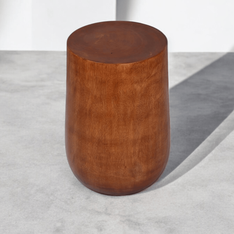 Sowpeace Acacia Wood Artisan Sitting Stool – view 1