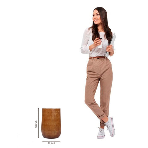 Vastu Principles for Sowpeace Acacia Wood Artisan Sitting Stool