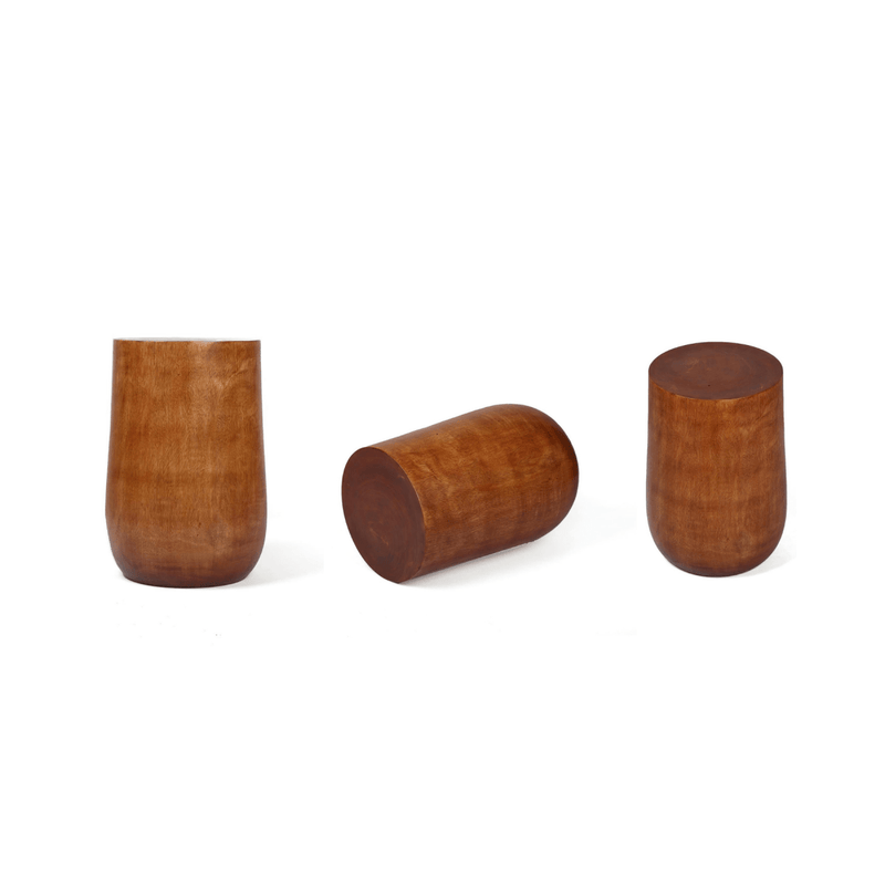 Sowpeace Acacia Wood Artisan Sitting Stool – view 5