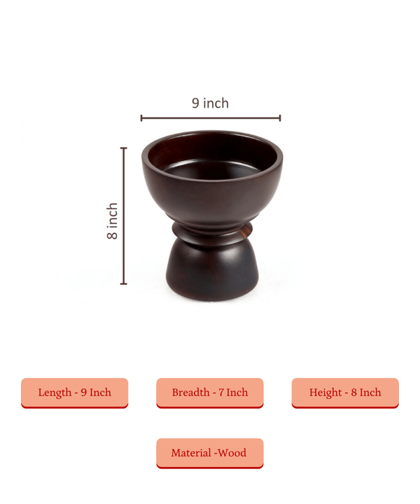 Sowpeace Acacia Wood Multipurpose Decor Bowl — image 5
