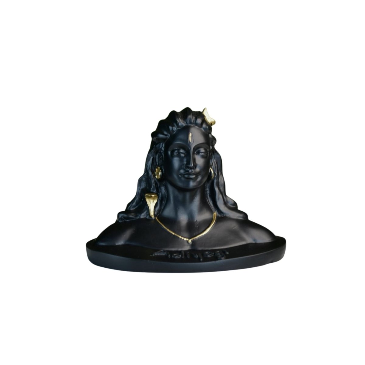 Sowpeace Adiyogi Shiva Statue 5 Inch | Black Idol for Meditation, Home Décor & Spiritual Gift - Sowpeace - 