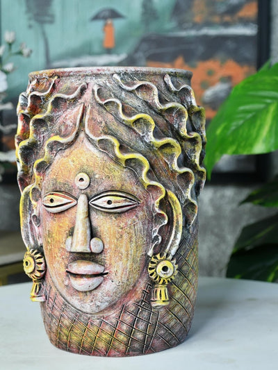 Sowpeace Artisan Big Female Vase Tabletop Decor