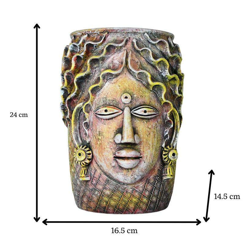 Sowpeace Artisan Big Female Vase Tabletop Decor