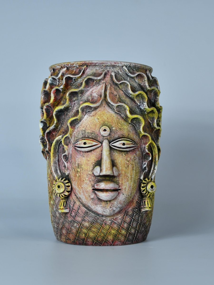 Sowpeace Artisan Big Female Vase Tabletop Decor - terracotta tabletop - Sowpeace - Sowpeace Artisan Big Female Vase Tabletop Decor - Terr - Terr - TT - BFV - Sowpeace