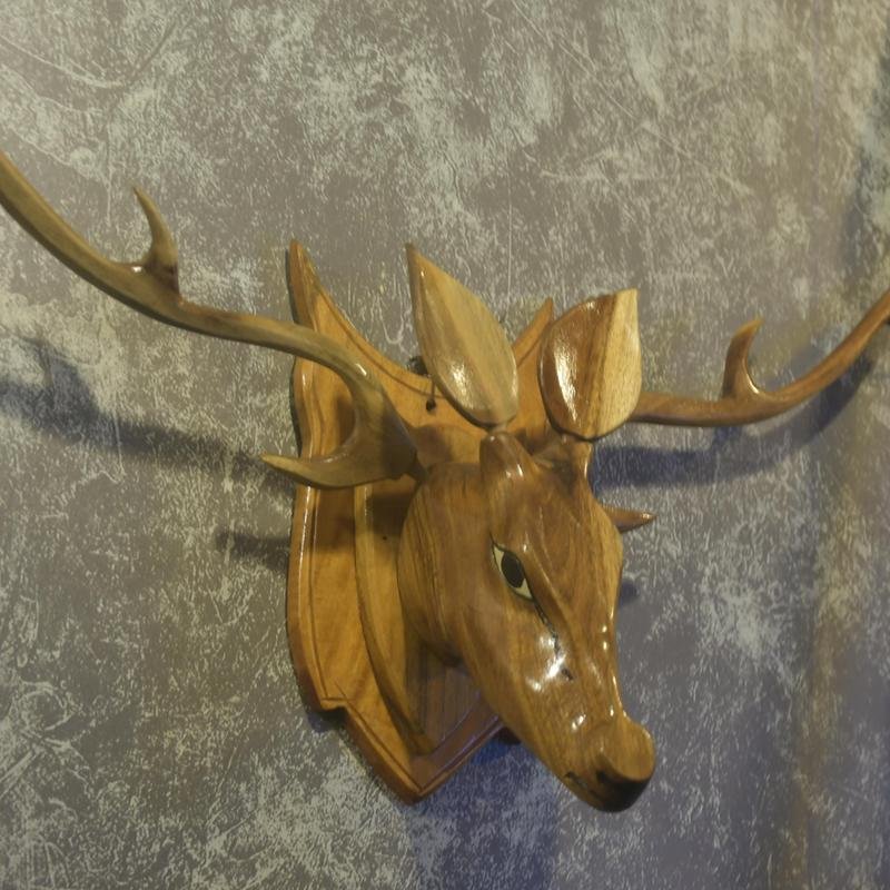 Sowpeace Artisan Wooden Deer Head: Exquisite Home Decor - Wall Decor - Sowpeace - Animal - New Arrivals