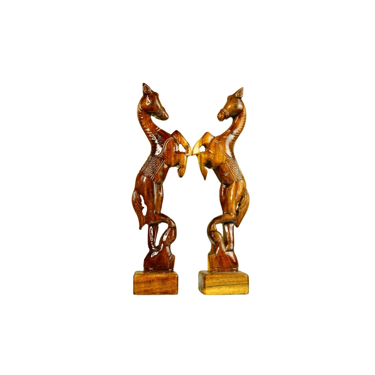 Sowpeace Artisan Wooden Jumping Horse Set: Home Decor - Tabletop - Sowpeace - Animal - New Arrivals