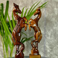 Sowpeace Artisan Wooden Jumping Horse Set: Home Decor - Tabletop - Sowpeace - Animal - New Arrivals