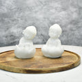 Sowpeace Baby Monk Set | Elegant White Resin Spiritual Figurines for Peaceful Home Décor & Gifting - Sowpeace - 