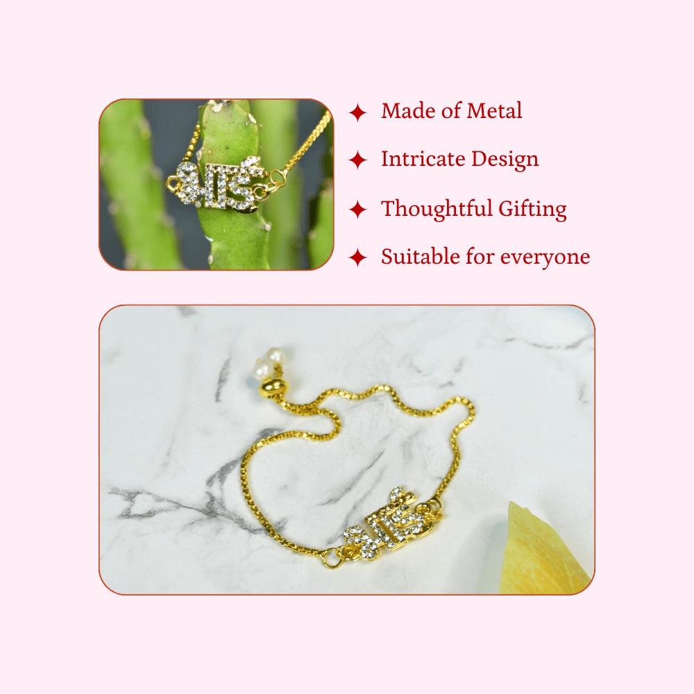 Sowpeace Bhaichara Crew Bracelet | Stylish Stainless Steel One‑Size Adjustable Friendship Jewelry for Men & Women