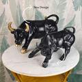 Sowpeace Black Bull Decor | Bold Resin Animal Figurine for Modern Home & Office Décor, Gifting - Sowpeace - 