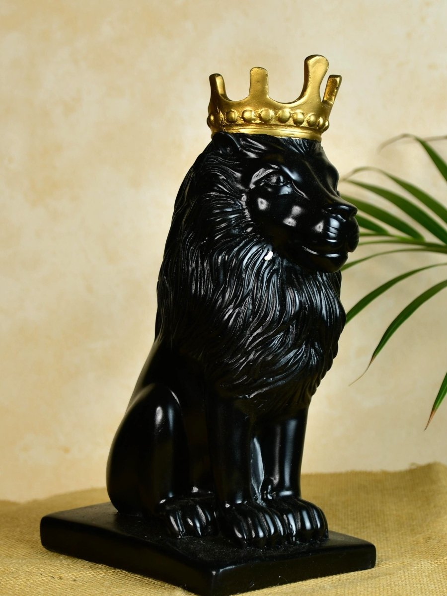 Sowpeace Black Lion Showpiece - Decor - Sowpeace - Sowpeace Black Lion Showpiece - RES - RLKB - TT - Sowpeace