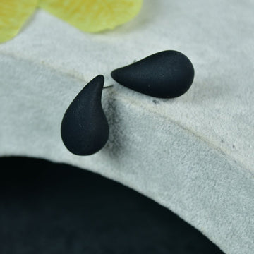 Sowpeace Black Teardrop CCB Earrings | Elegant One‑Size Lightweight Jewelry for Women & Daily Wear - Sowpeace - 