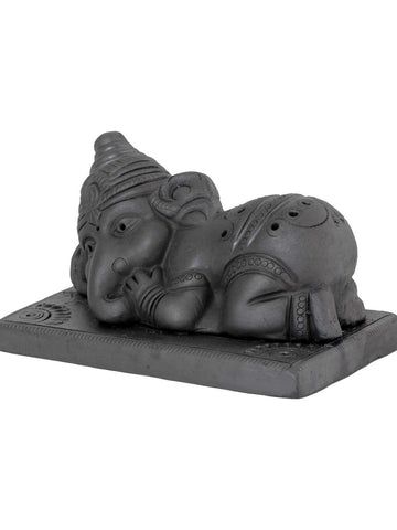 Vastu Principles for Sowpeace Black Terracotta Sleeping Ganesh: Artisan Tabletop Decor
