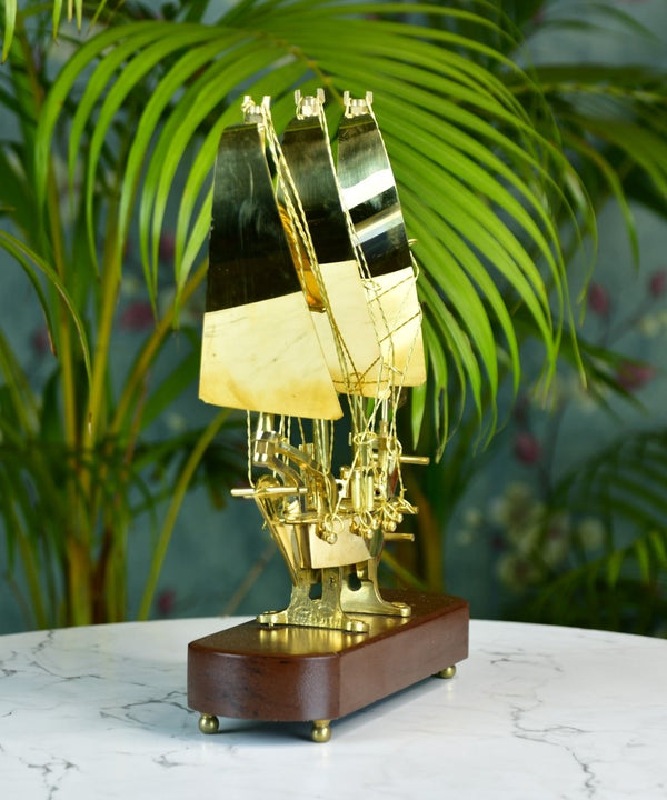 Sowpeace Brass Ship Decor — image 5