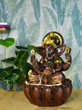 Sowpeace Brown Ganesha Water Fountain – Elegant Ganesha Sitting Waterfall for Spiritual Home Decor & Gifts - Tabletop - Sowpeace - Sowpeace Brown Ganesha Water Fountain – Elegant Ganesha Sitting Waterfall for Spiritual Home Decor & Gifts - RES - GBB - FT - Sowpeace