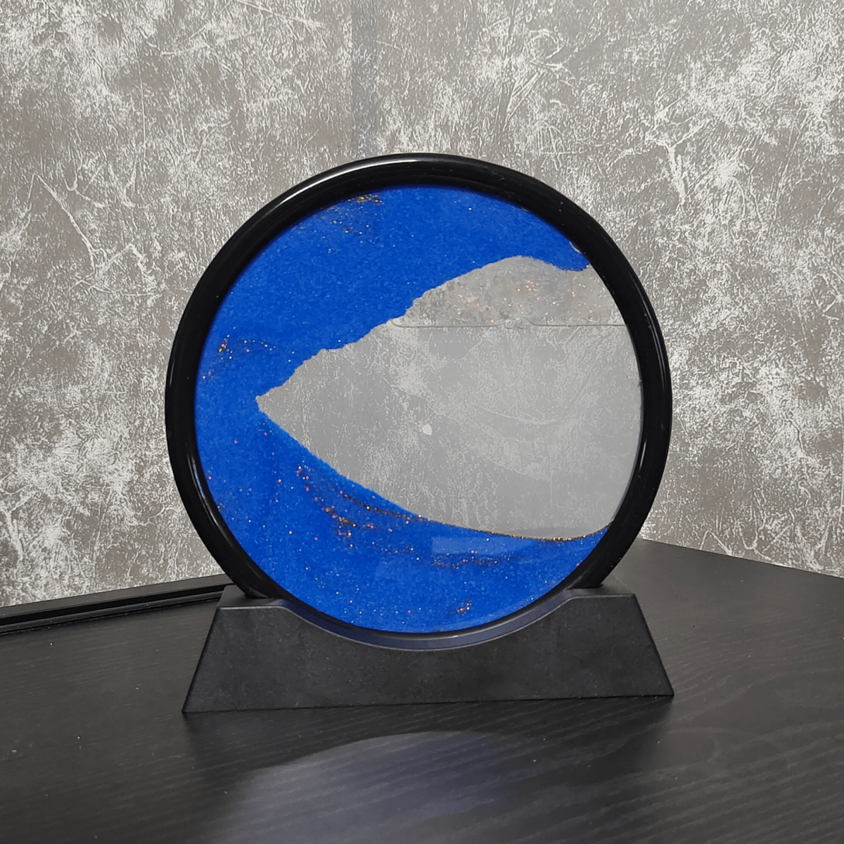 Sowpeace Circular Glass Sand Art | Elegant Moving Sand Sculpture for Modern Home Décor & Gifting - Sowpeace - 