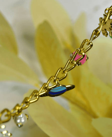 Sowpeace Cosmic Charm Bracelet | Stylish Stainless Steel One‑Size Adjustable Celestial Jewelry for Women & Men