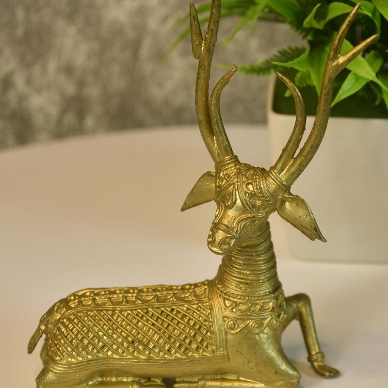 Sowpeace Dhokra Deer Sitting