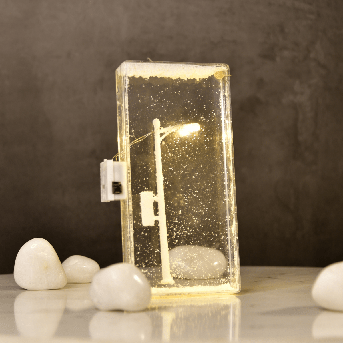 Sowpeace DIY Street Lamp Showcase Snowy Glow | Creative Winter Night Light for Home Décor & Gifting - Sowpeace - 