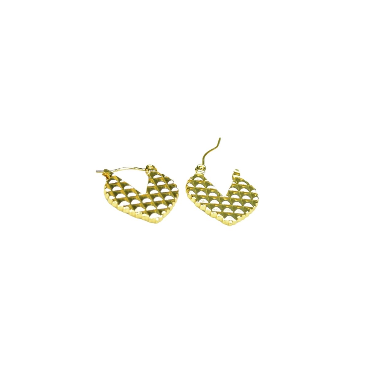 Sowpeace Ear Cut Petals Gold Stainless Steel Earrings | Elegant One‑Size Lightweight Jewelry for Women & Daily Wear - Sowpeace - 